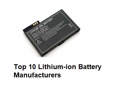 Top 10 Lithium-ion Battery Manufacturers