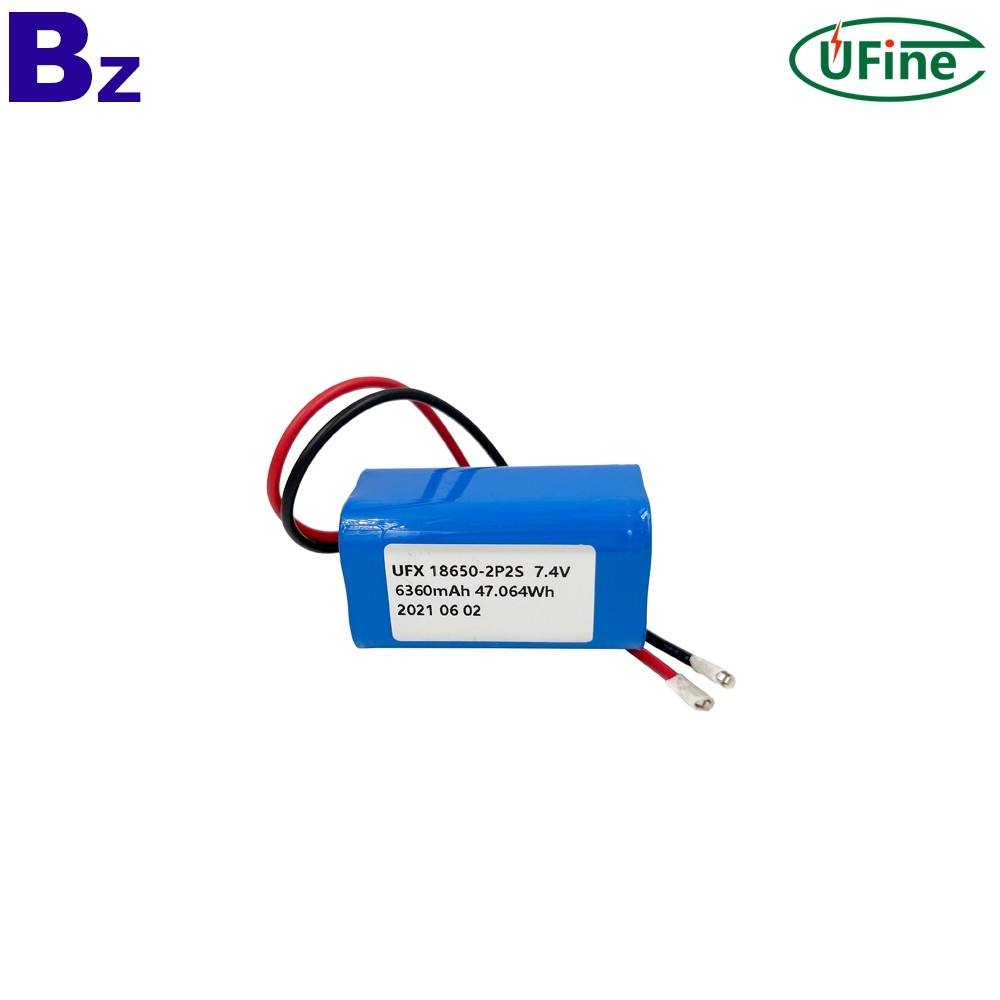 Lithium-ion Cell Factory Custom 7.4V Battery Pack