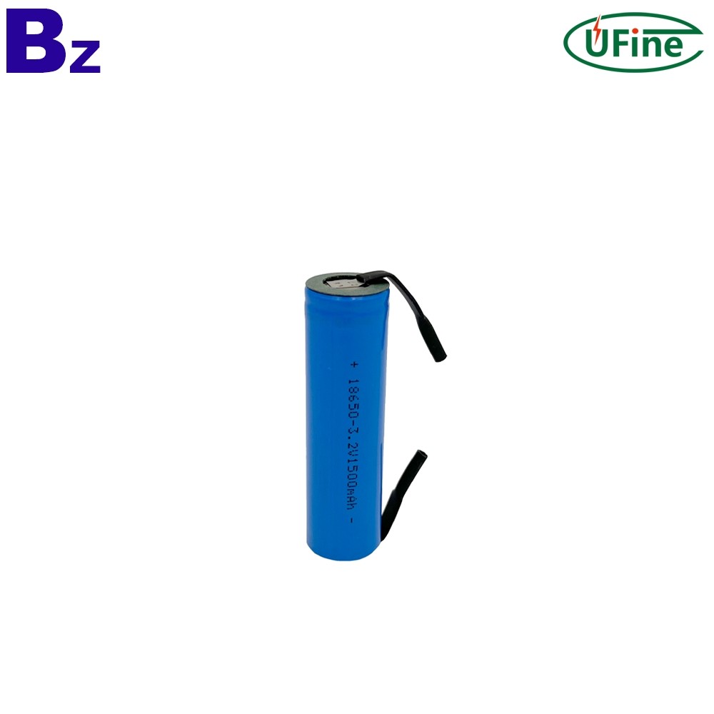 18650 3.2V 1500mAh LiFePO4 Cylindrical Battery