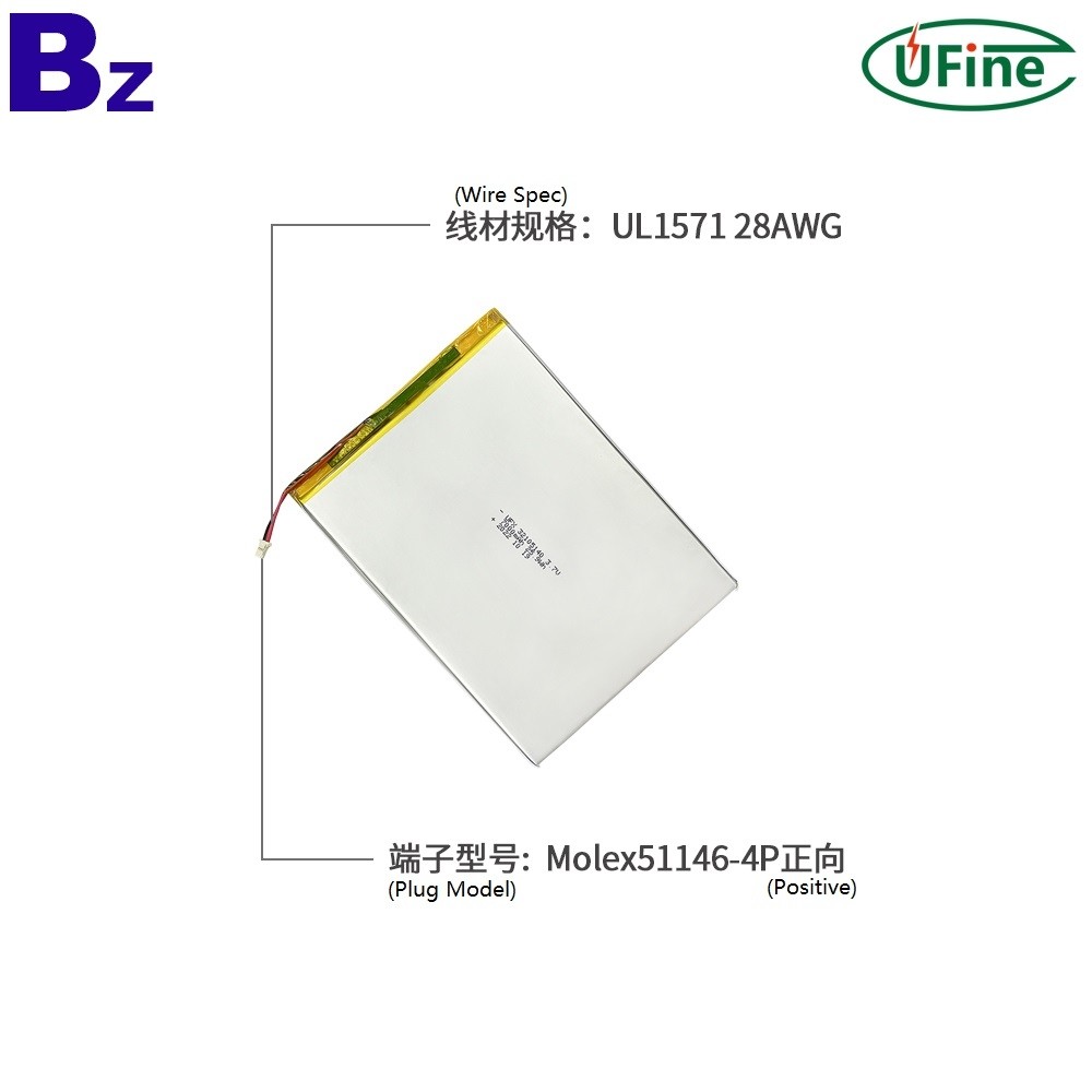 Large Capacity 3.7V Li-polymer Battery