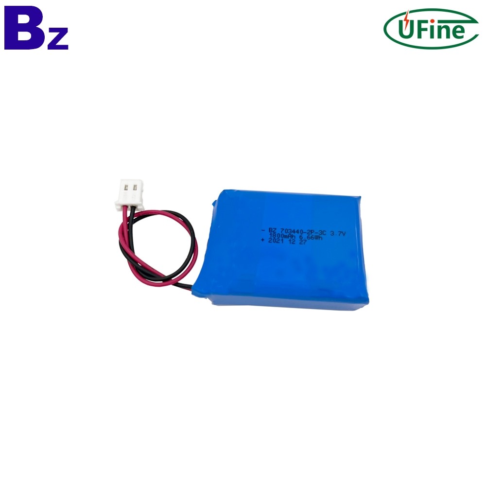 703440-2P 3.7V 1800mAh 3C Dischargeable Battery Pack
