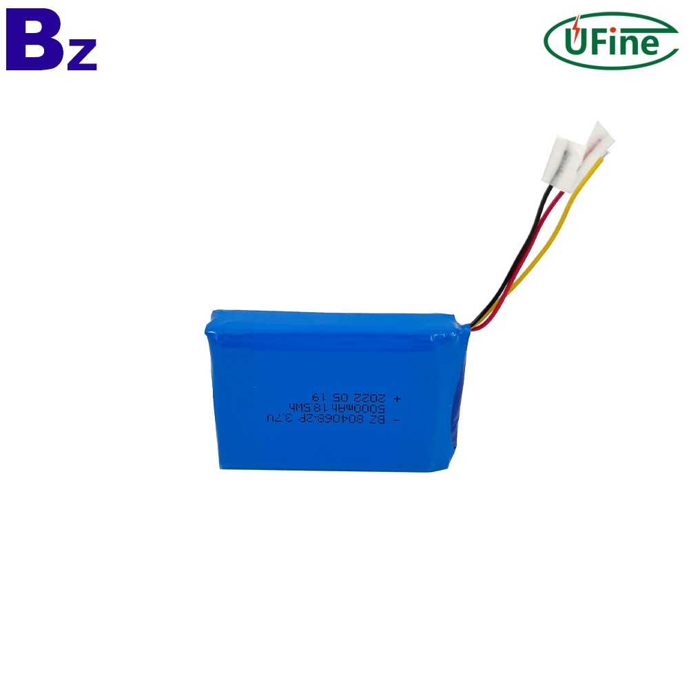 804068-2P 3.7V 5000mAh Rechargeable Battery Pack