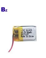 China Lithium Battery Supplier Customized Battery for Bluetooth Headphone BZ 301419 60mAh 3.7V LiPo Battery