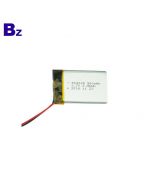 China Lithium Cell Manufacturer Customized Li-ion Battery For GPS Tracking Device BZ 603048 900mAh 3.7V Lipo Battery with KC Certificate