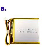 Chinese Best Lithium Battery Factory Customized Lithium Polymer Battery BZ 606168 3.7V 2500mAh Rechargeable Lipo Battery for Wireless Digital Device