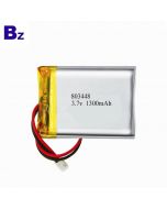 China Lithium Cells Factory Customized KC Certification Li-ion Battery for Bluetooth Device BZ 803448 1300mAh 3.7V LiPo Battery