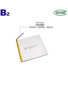 High Quality Large Capacity Lipo Battery For Medical Equipment UFX 32105115 6000mAh 3.7V Li-Polymer Battery WIth UL Certification
