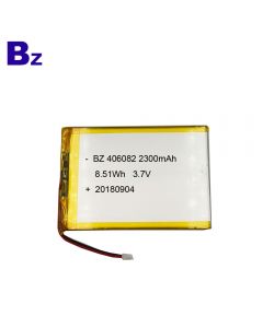 Chinese Lithium Battery Factory Customized Rechargeable Battery For Toys BZ 406082 2300mAh 3.7V Lipo Battery
