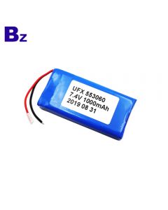 Factory Direct Supply For Smart Water Cup Battery UFX 553060-2S 1000mAh 7.4V Lithium Polymer Battery