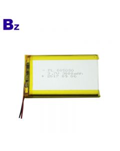 China KC Certification Rechargeable Battery Manufacturer OEM Battery for Bluetooth Sound Speaker BZ 605080 3000mAh 3.7V LiPo Battery with UL Certificate