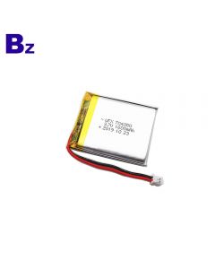 ShenZhen Best Selling Hand Warmers Lipo Battery UFX 704050 3.7V 1600mAh Li-Polymer Battery 