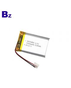 China Lithium Battery Factory OEM Lipo Battery for Beauty Devices BZ 803450 3.7V 1500mAh Li-ion Battery with KC + UL Certificate