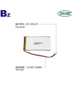 China Lipo Cell Manufacturer Customized UFX 804585 3500mAh 3.7V Battery for Bluetooth Speaker