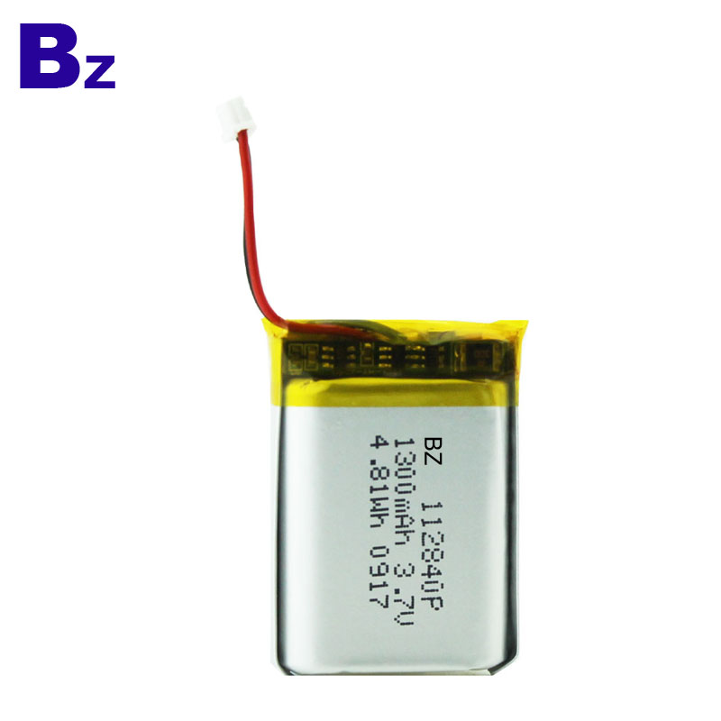 112840 1300mAh 3.7V Li-ion Polymer Battery