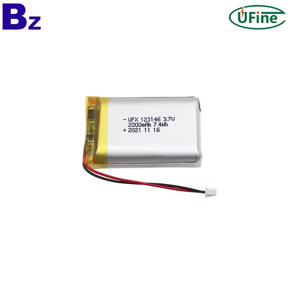 Lithium-ion Cell Factory Wholesale 3.7V 2000mAh Battery