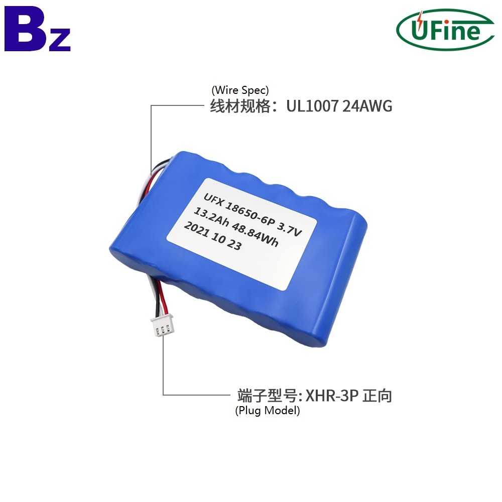 13200mAh Rechargeable 18650 Battery Pack for Smart Home