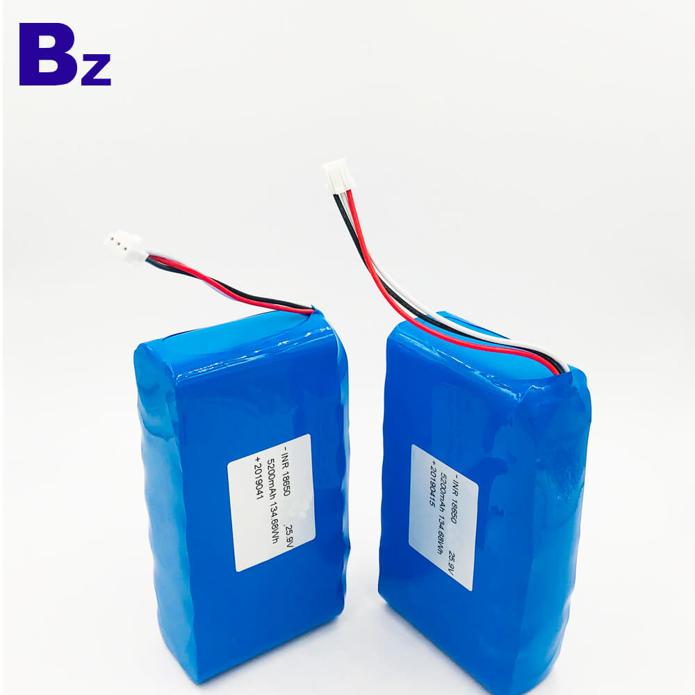 18650 7S2P 25.9V 5200mAh Li-ion Battery Packs