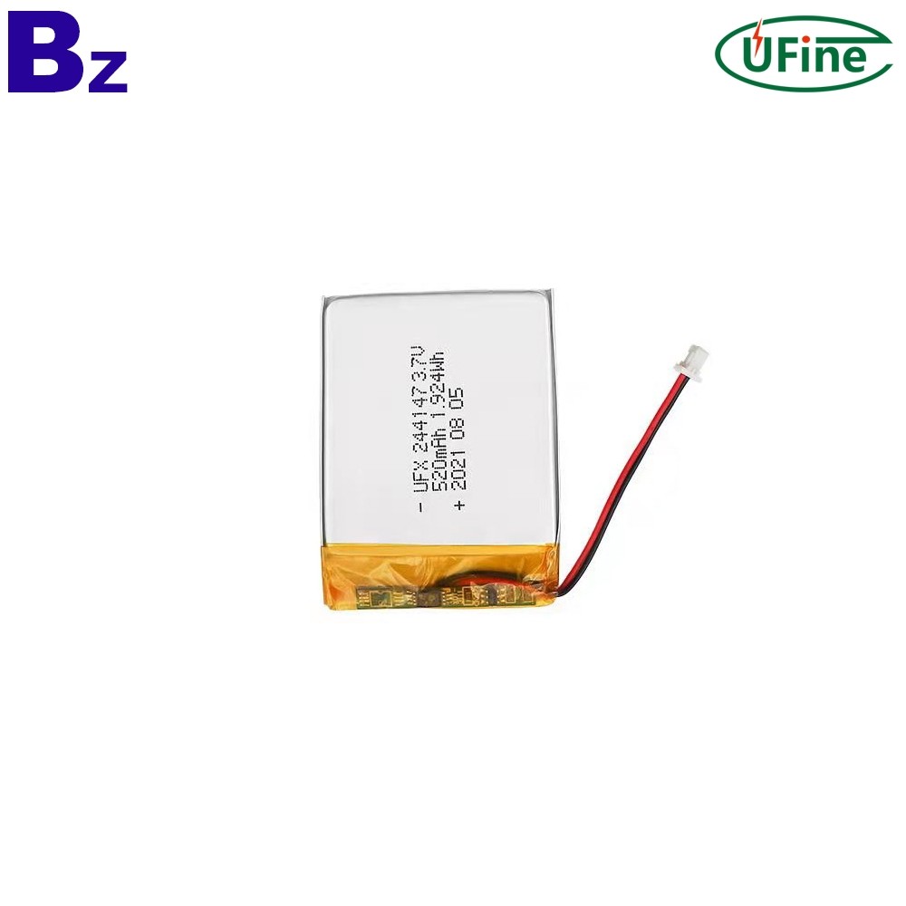 Cell Factory Customized 520mAh 3.7V Polymer Battery