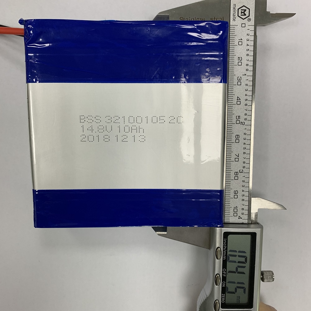 32100105 2C Discharge Rechargeable Polymer Li-ion Battery