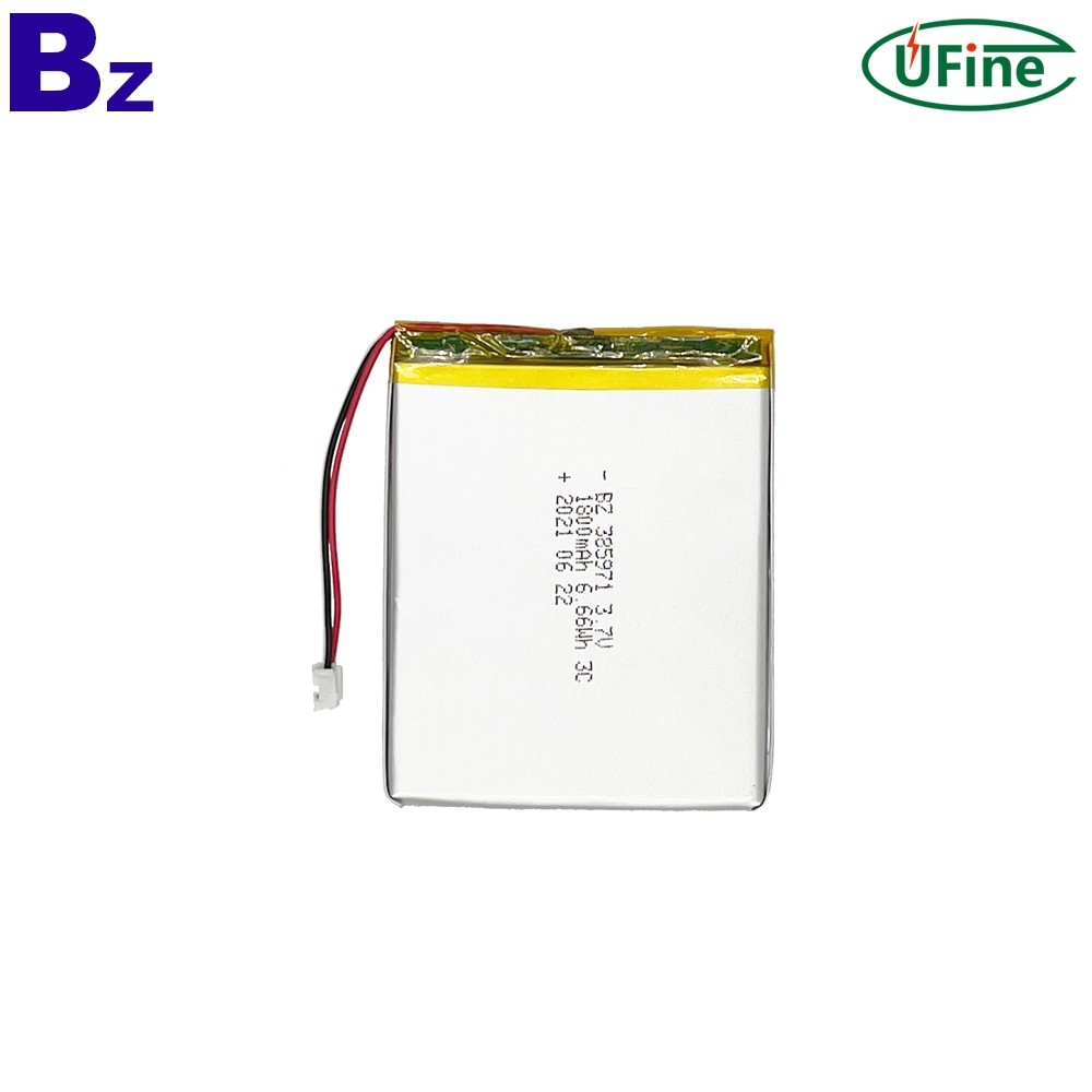 385971 1800mAh 3.7V 3C Discharge Lipo Battery