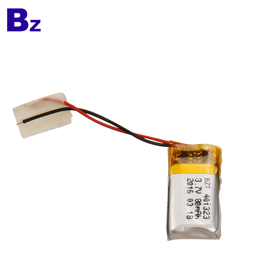 BZ 401323 3.7V 80mAh Li Polymer Battery