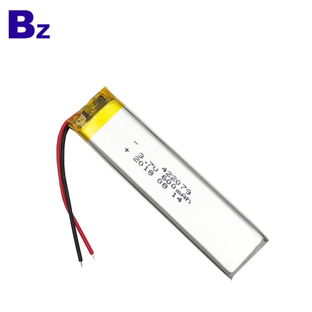 422079 600mAh 3.7V Polymer Li-Ion Battery