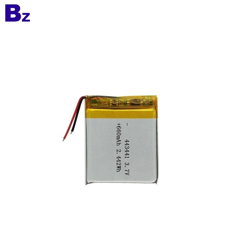 BZ 443441 660mAh 3.7V Polymer Li-Ion Battery