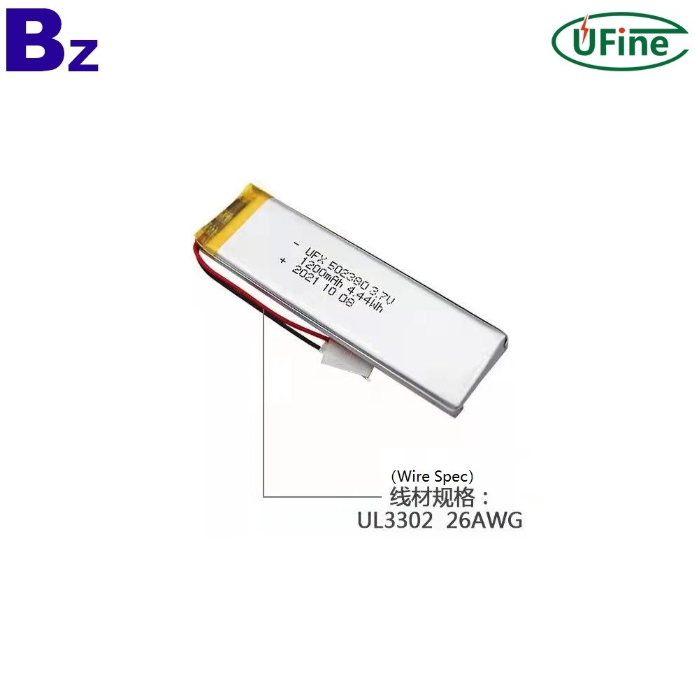 502380 3.7V 1200mAh Polymer Li-ion Battery