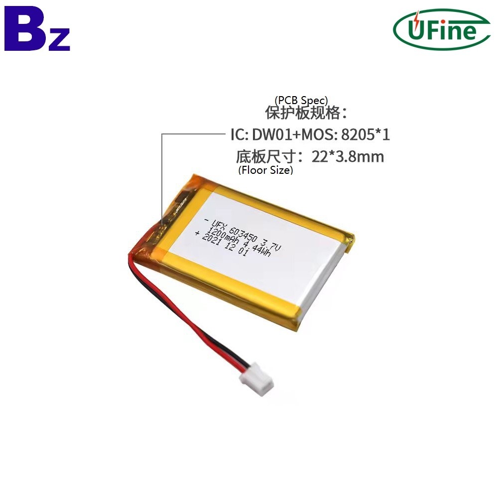 1200mAh -40℃ Low Temperature Discharge Battery for Night Vision Device