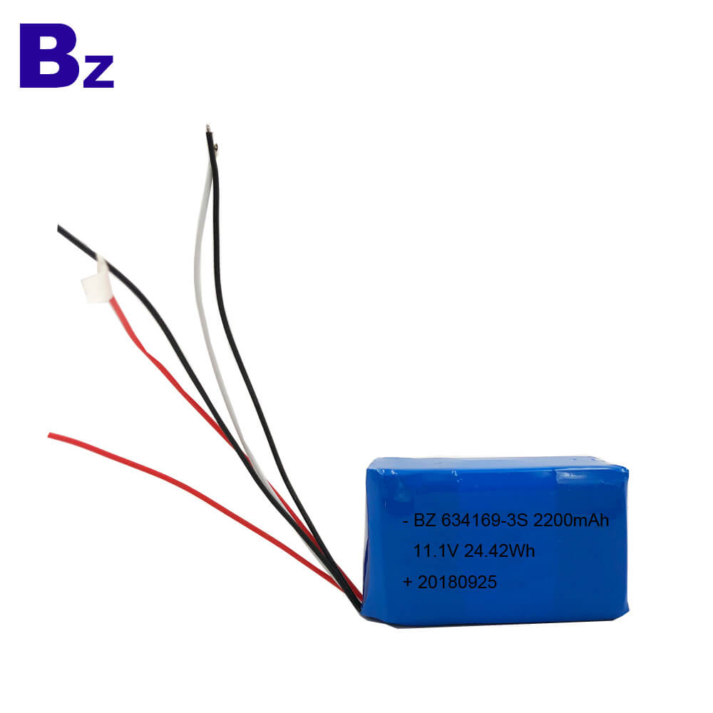 BZ 634169 3S 2200mAh 11.1V Polymer Li-ion Battery