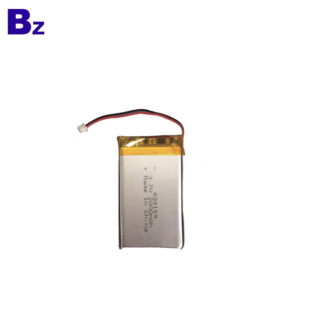 BZ 634169 2000mAh 3.7V LiPo Battery