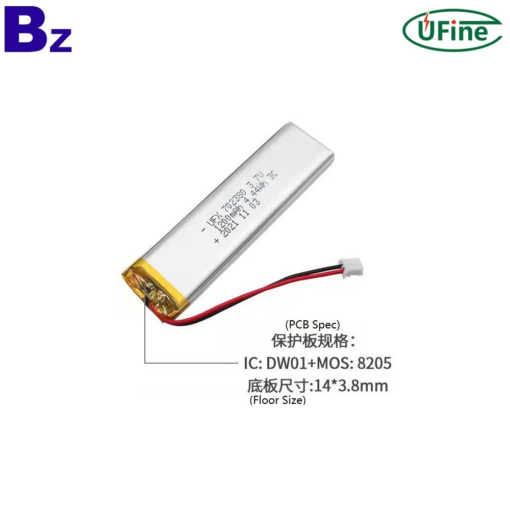 702380 3.7V 1200mAh 3C Discharge Lipo Battery