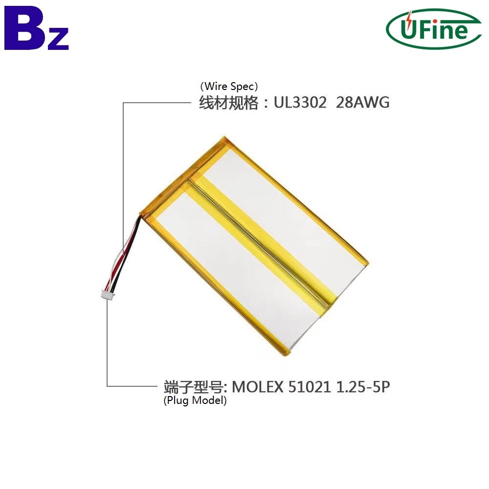 7035120-2P 3.8V 8000mAh Li-ion Polymer Battery Pack