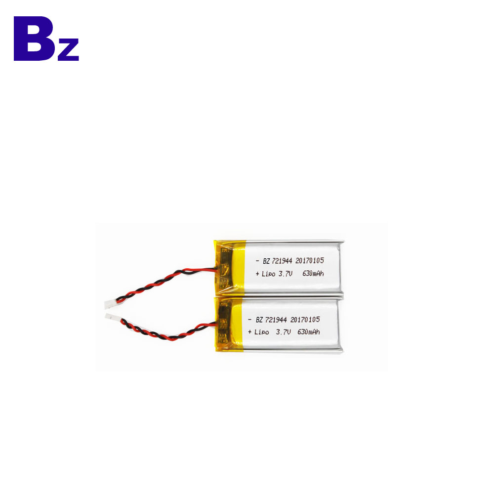 BZ 721944 630mAh 3.7V Polymer Li-ion Battery