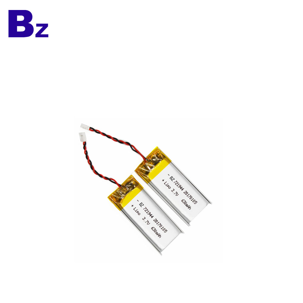 630mAh Lipo battery for Electronic Gifts