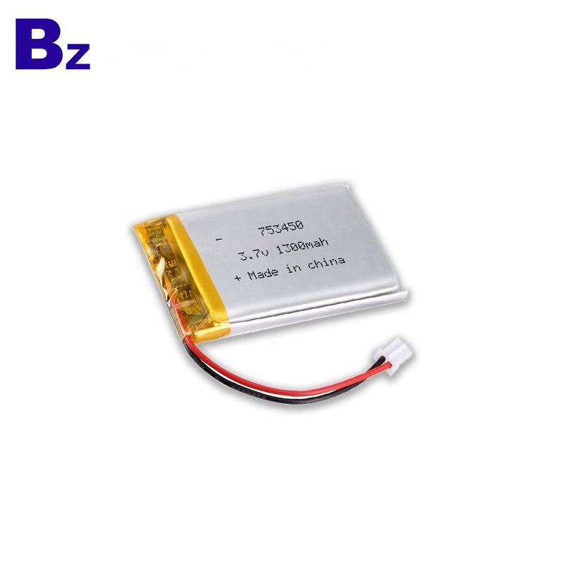 BZ 753450 1300mAh 3.7V LiPo Battery