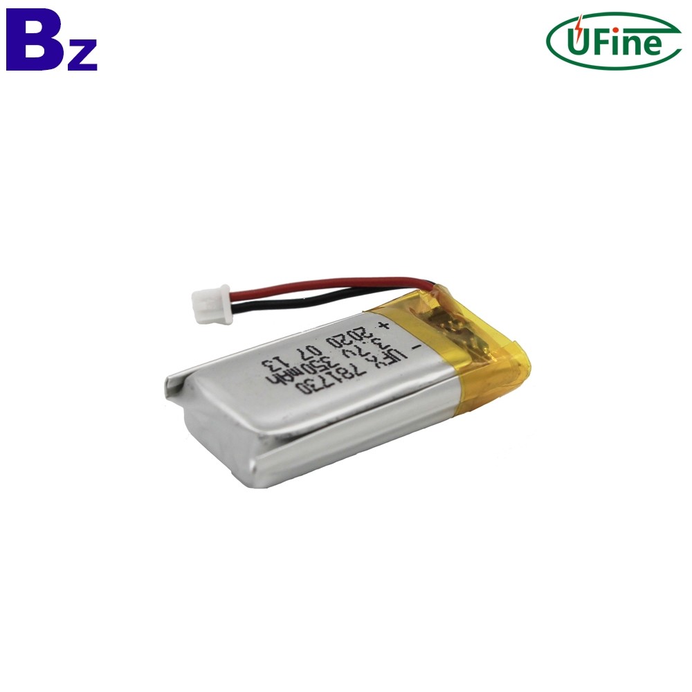 China Lithium Cells Factory Supply 350mAh 3.7V Rechargeable Battery