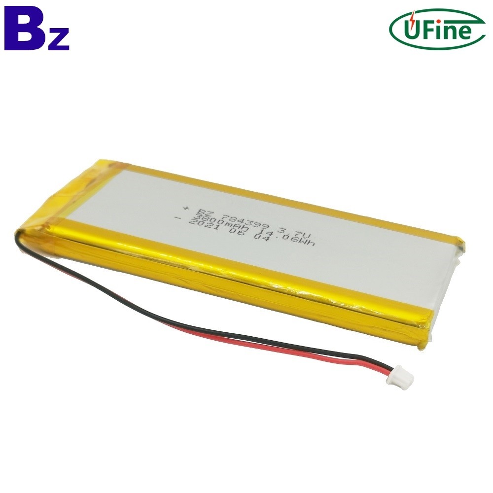 784399 3800mAh 3.7V Li-Polymer Battery