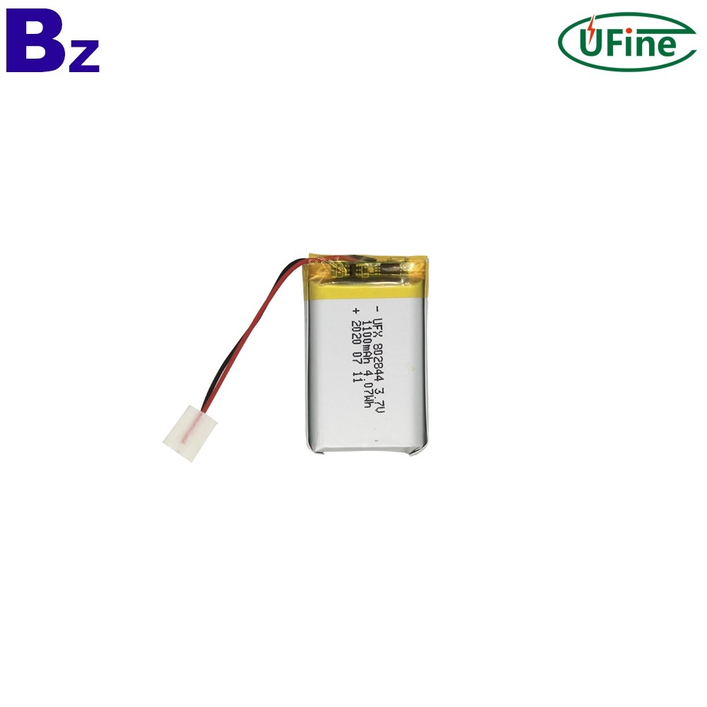 802844 3.7V 1100mAh Rechargeable Lipo Battery