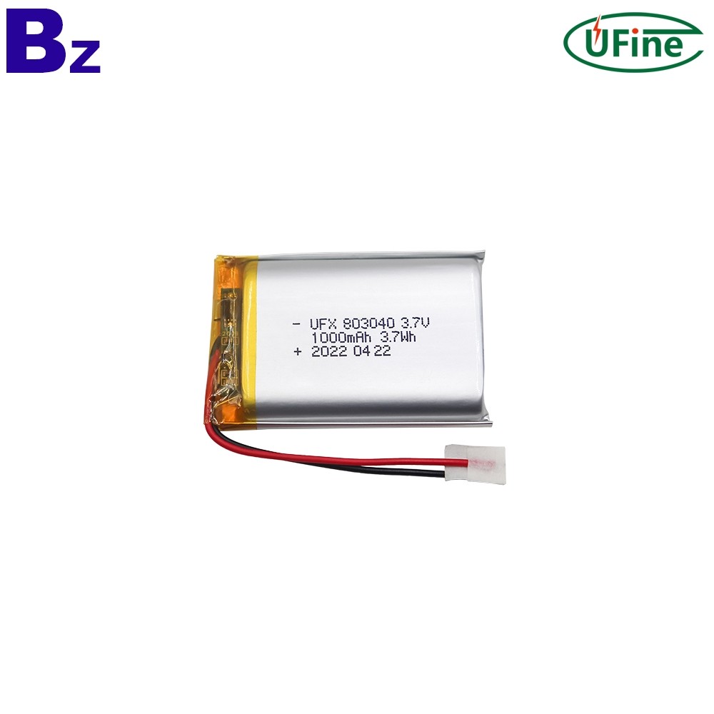 Lithium-ion Cell Manufacturer Wholesales 3.7V 1000mAh Battery