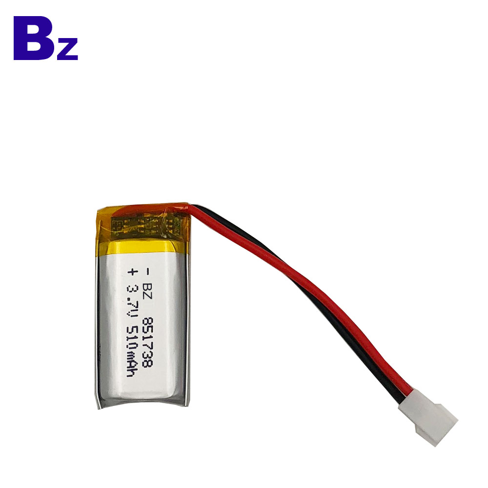 BZ 851738 510mAh 3.7V Lipo Battery