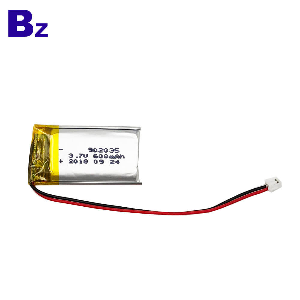 BZ 902035 600mAh 3.7V Li-Ion Battery
