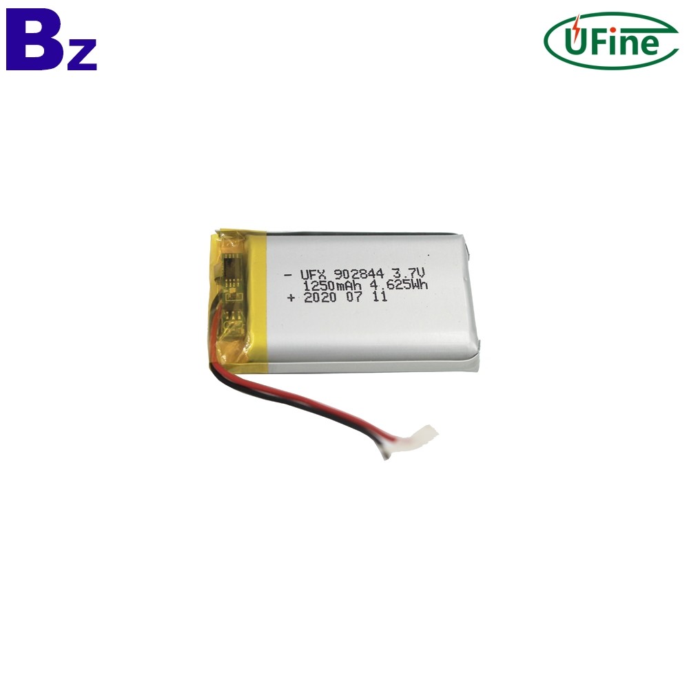 Polymer Lithium-ion Cell Factory Wholesale 1250mAh Rechargeable Battery