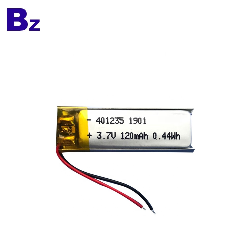 401235 120mAh 3.7V Lipo Battery