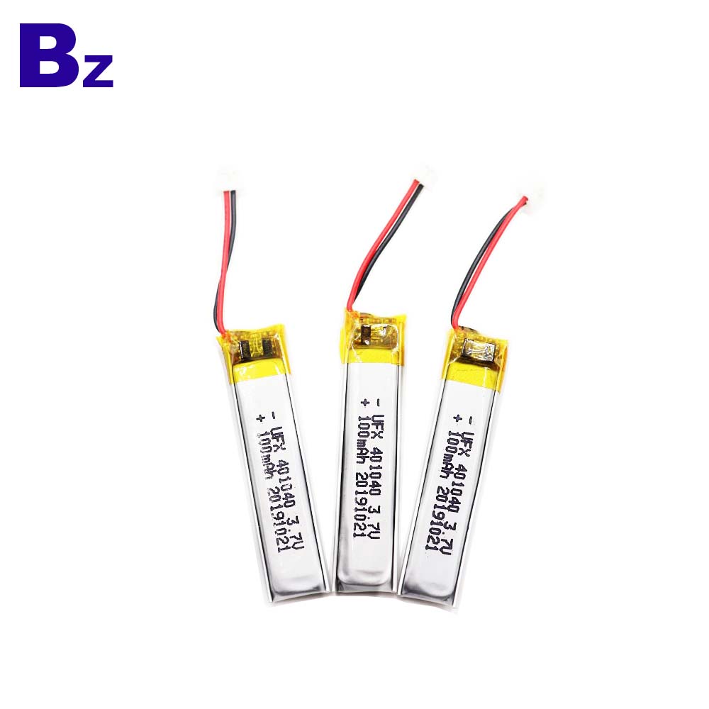 401040 3.7V Li-Polymer Battery With UN38.3 Certification
