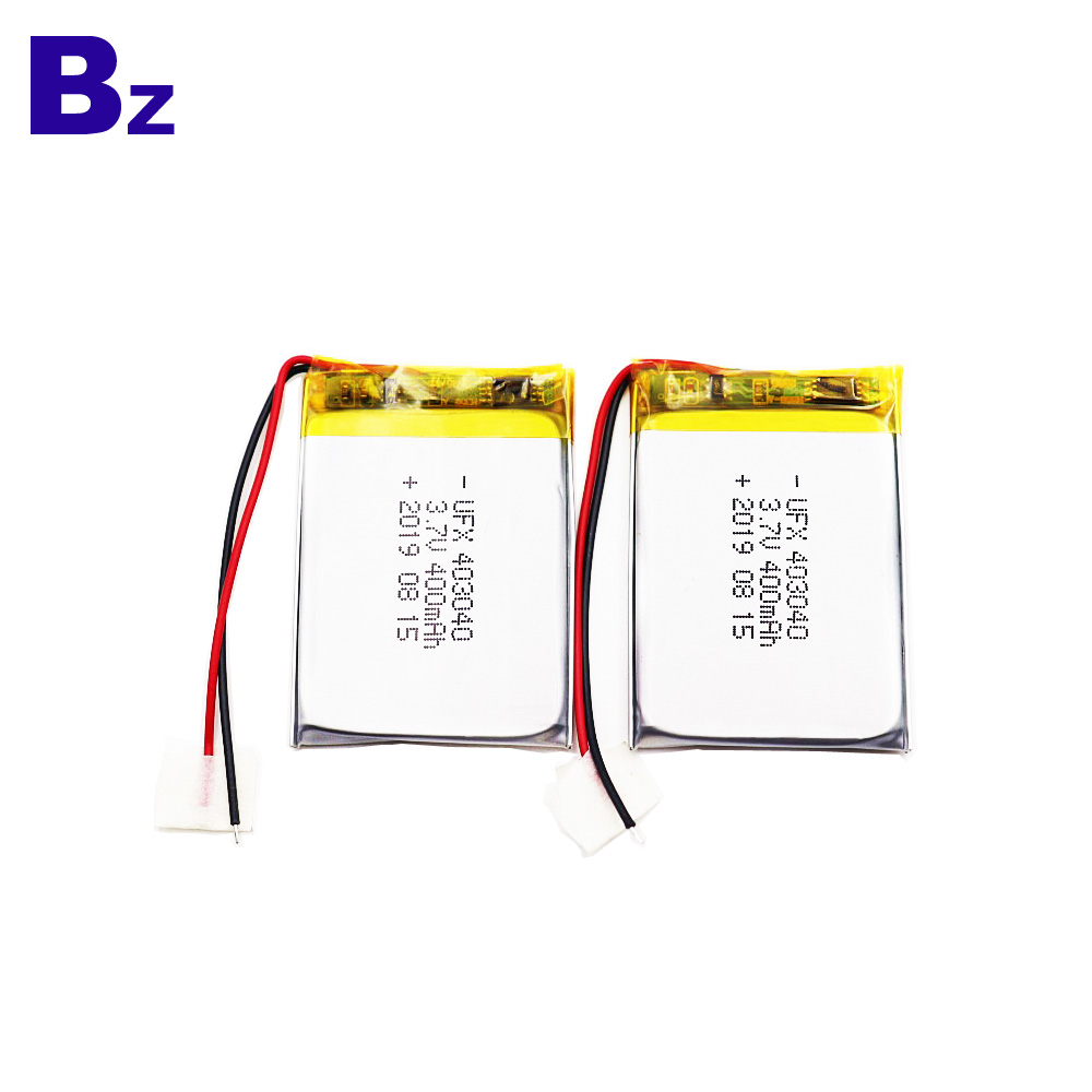 403040 400mAh 3.7V Li-Polymer Battery