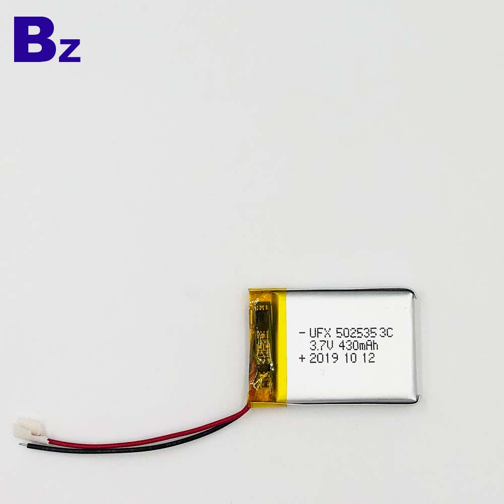 502535-3C 3.7V 430mAh Li-Polymer Battery 