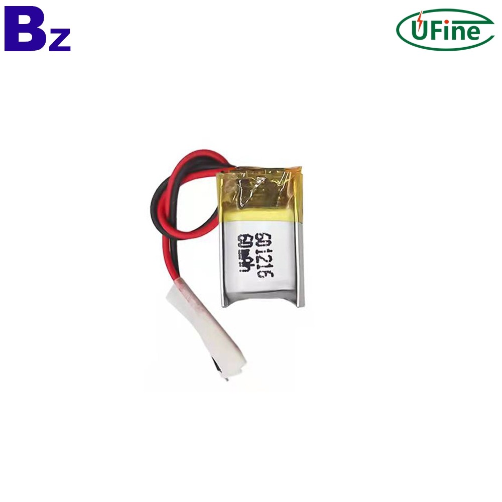 Lithium-ion Polymer Cell Factory Customized -40 ℃ Discharge 3.7V 60mAh Battery