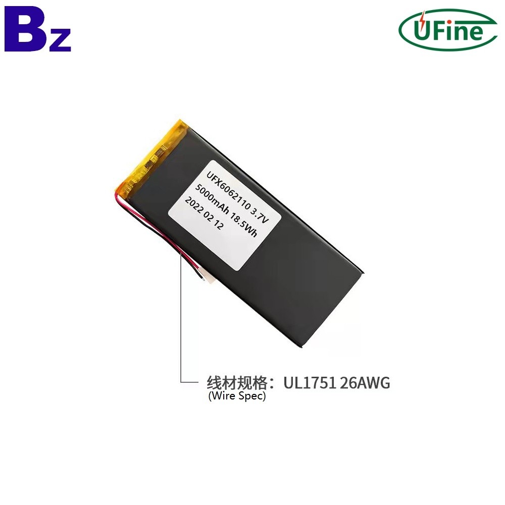 3.7V 5000mAh Physiotherapy Device Batteries