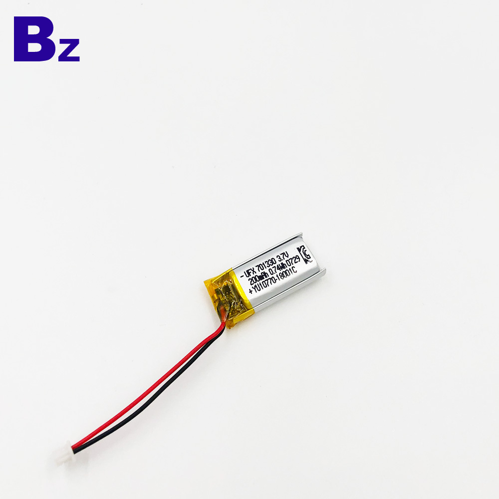 701330 200mAh 3.7V Li-Polymer Battery